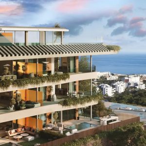 Vue d'ensemble Complexe privé d’appartements à Fuengirola