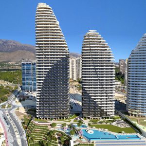 Luxueuses maisons écologiques à Denia Vue d'ensemble Exceptionnelle résidence face à la mer à Benidorm