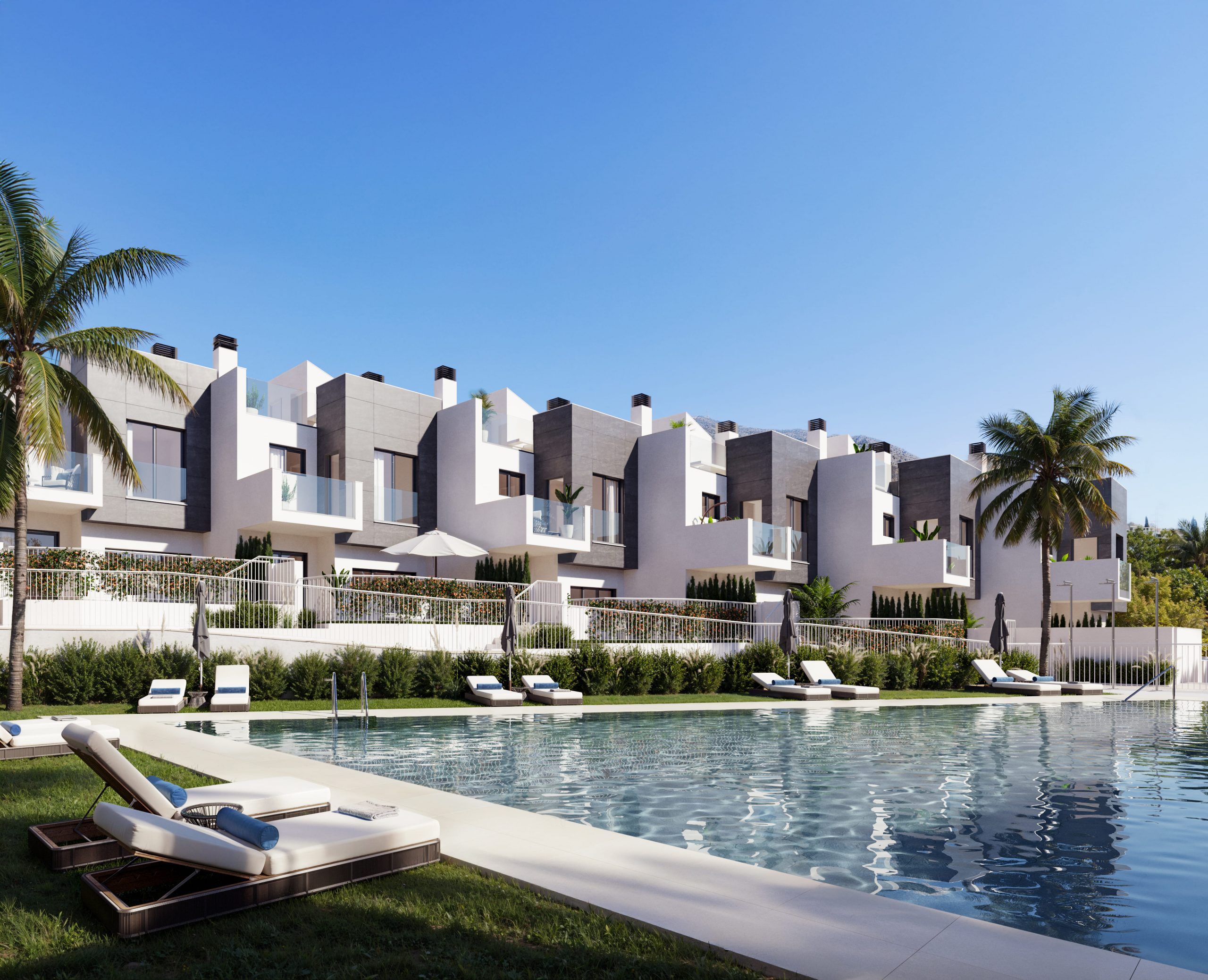 Maisons de ville sur les hauteurs de Fuengirola