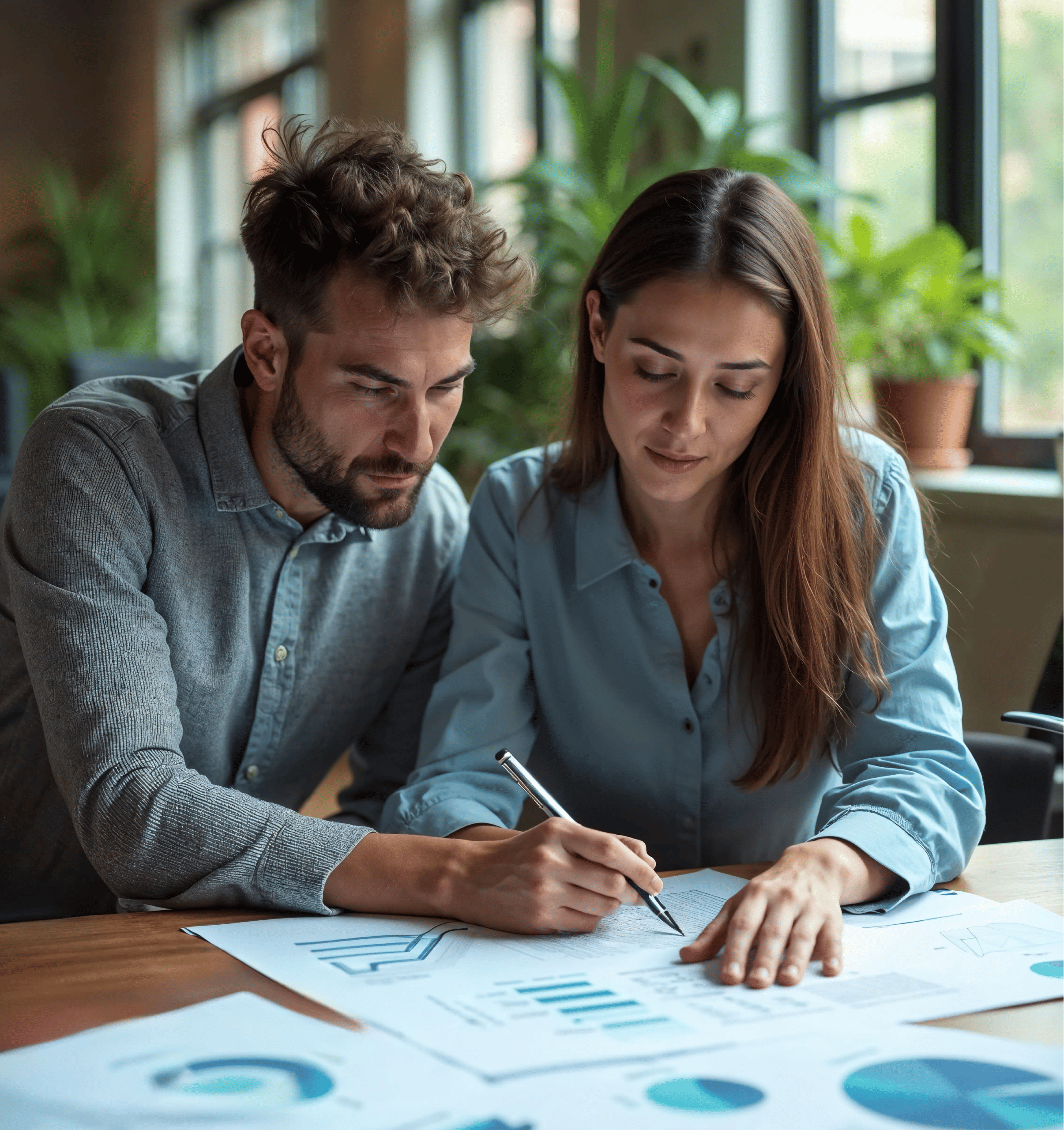 Photo de couverture Littoral méditerranéen : quelle province pour investir montrant un couple étudiant des données
