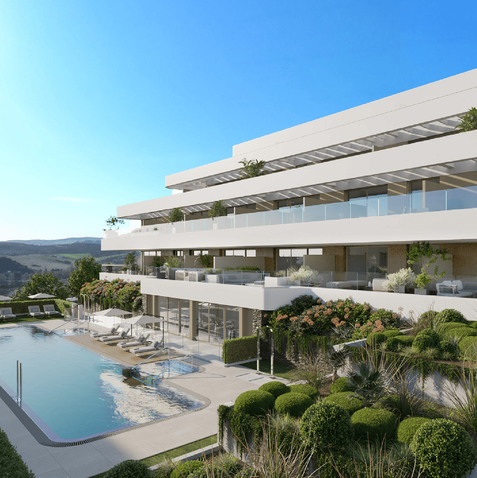 Vue d'ensemble Programme neuf immobilier à Estepona