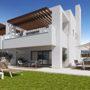Maisons neuves en front de golf à Mijas