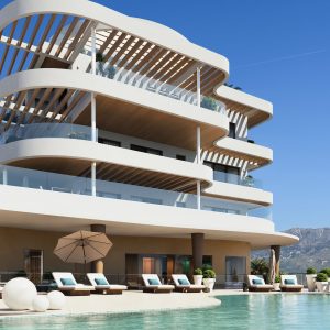 Complexe résidentiel panoramique à las Lagunas de Mijas